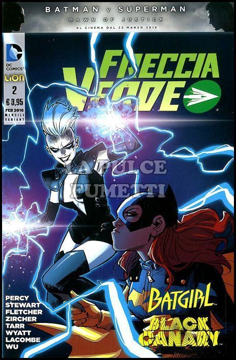 FRECCIA VERDE #     2 - VARIANT BATGIRL